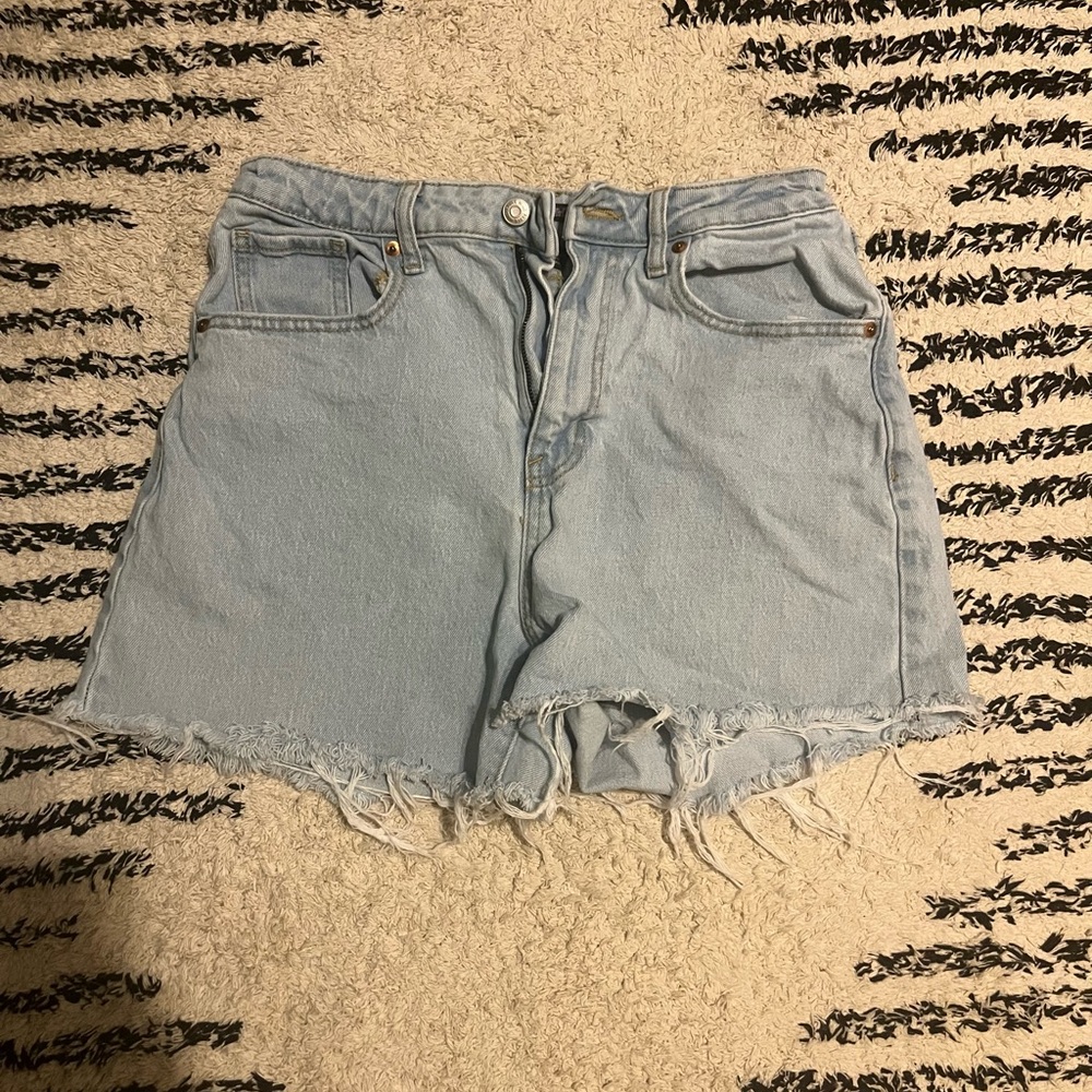 Light Blue Denim Women's Shorts